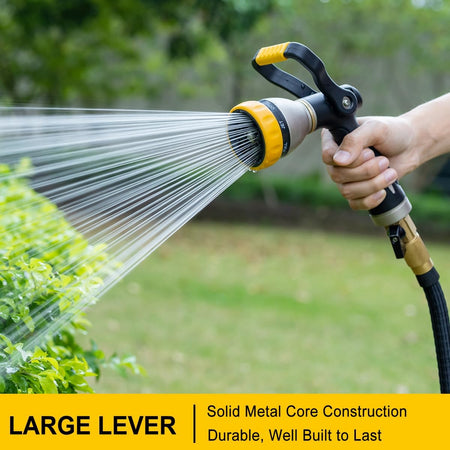 FANHAO Heavy Duty Fireman's Hose Nozzle with 8 Spray Patterns - FANHAO