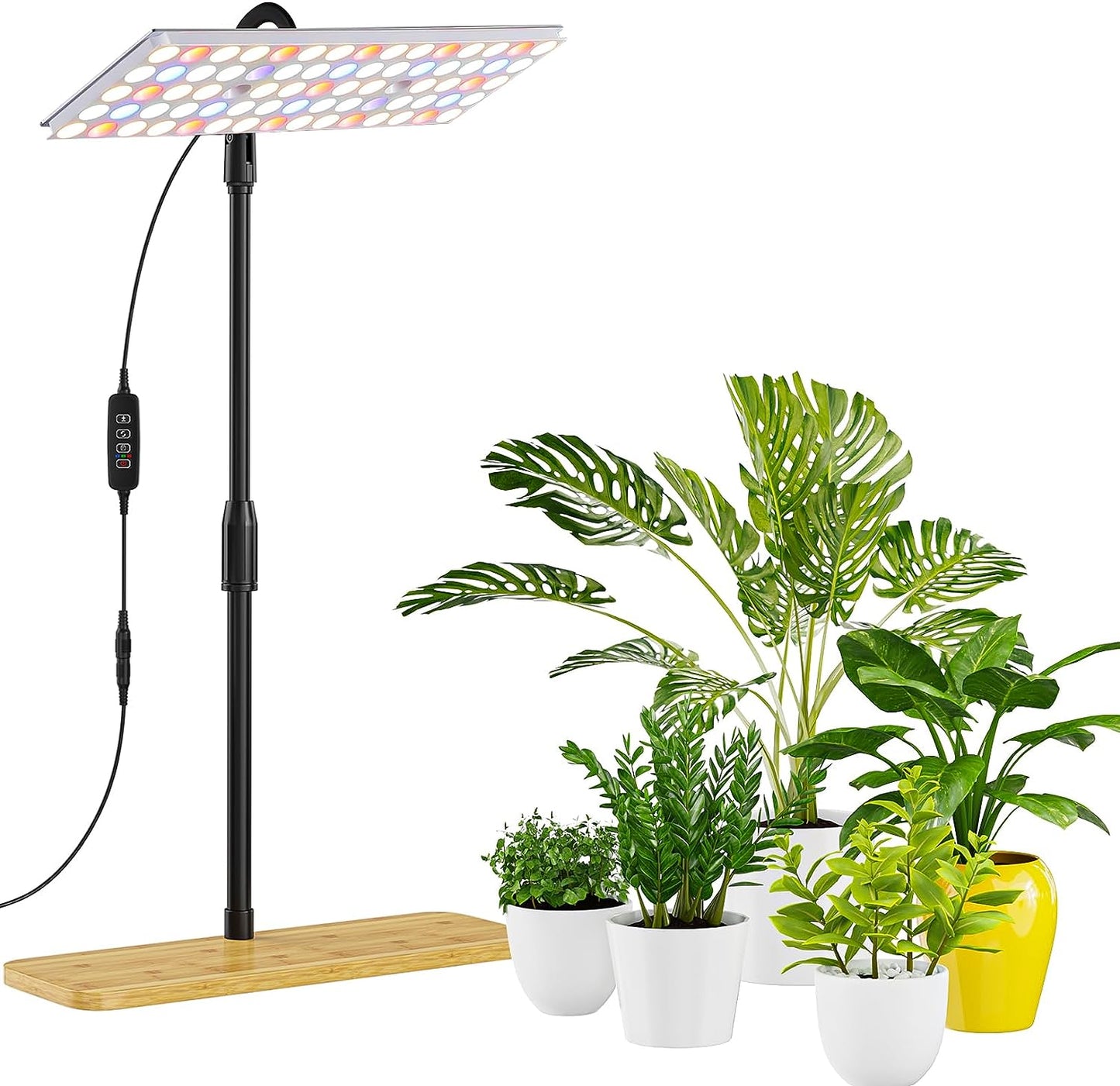 FANHAO Grow Light with Stand, Full Spectrum LED Plant Light for Indoor Plants