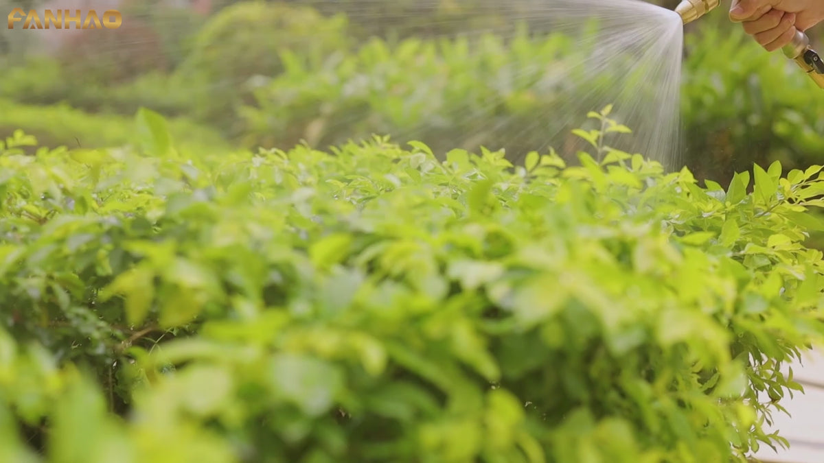 FANHAO Professional Metal Garden Hose Nozzle with Brass Tip