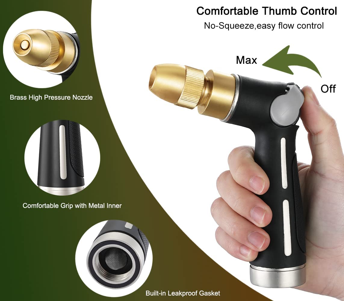 FANHAO Garden Hose Nozzle with High Pressure Jet - FANHAO