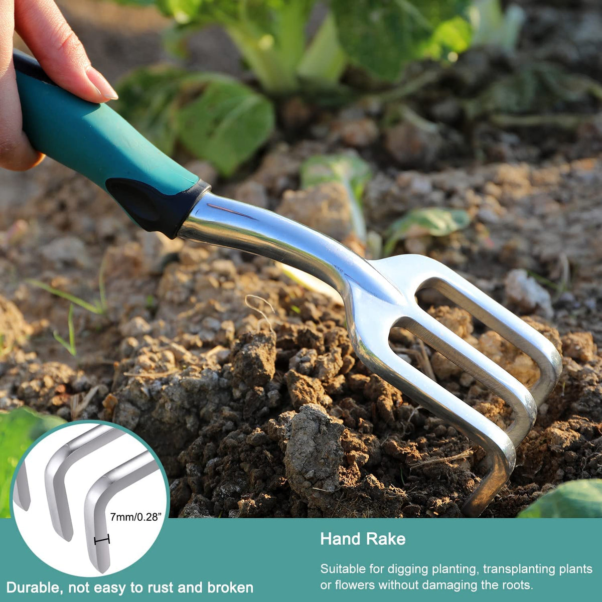 FANHAO Heavy Duty Garden 3 Pieces Tool Set - FANHAO