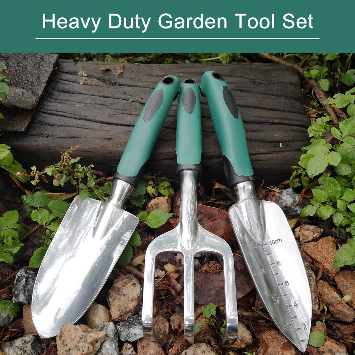 FANHAO Heavy Duty Garden 3 Pieces Tool Set - FANHAO