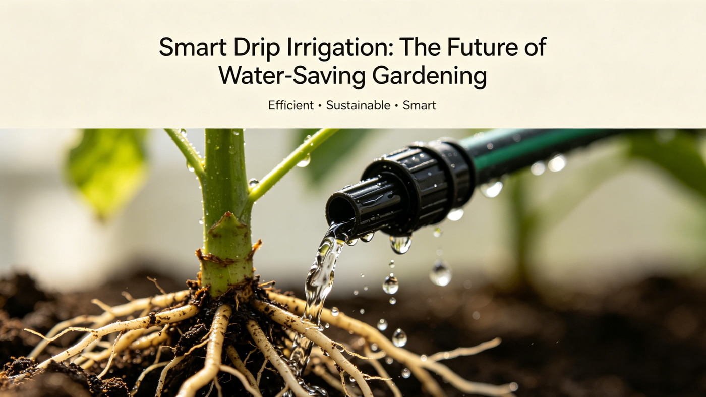 Smart Drip Irrigation: The Future of Water-Saving Gardening &amp; Farming
