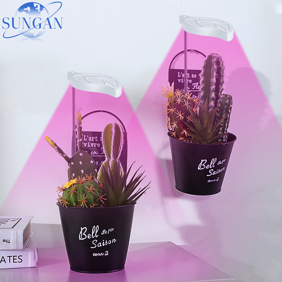 FANHAO LED Grow Light for Indoor Plants, Telescopic Stick Single Head, Full Spectrum Plant Lamp with Cycle Timer Function