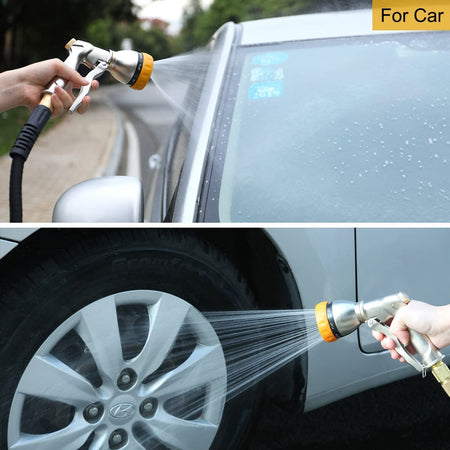 FANHAO Garden Hose Nozzle Sprayer 100% Heavy Duty Metal Water Hose Sprayer - FANHAO