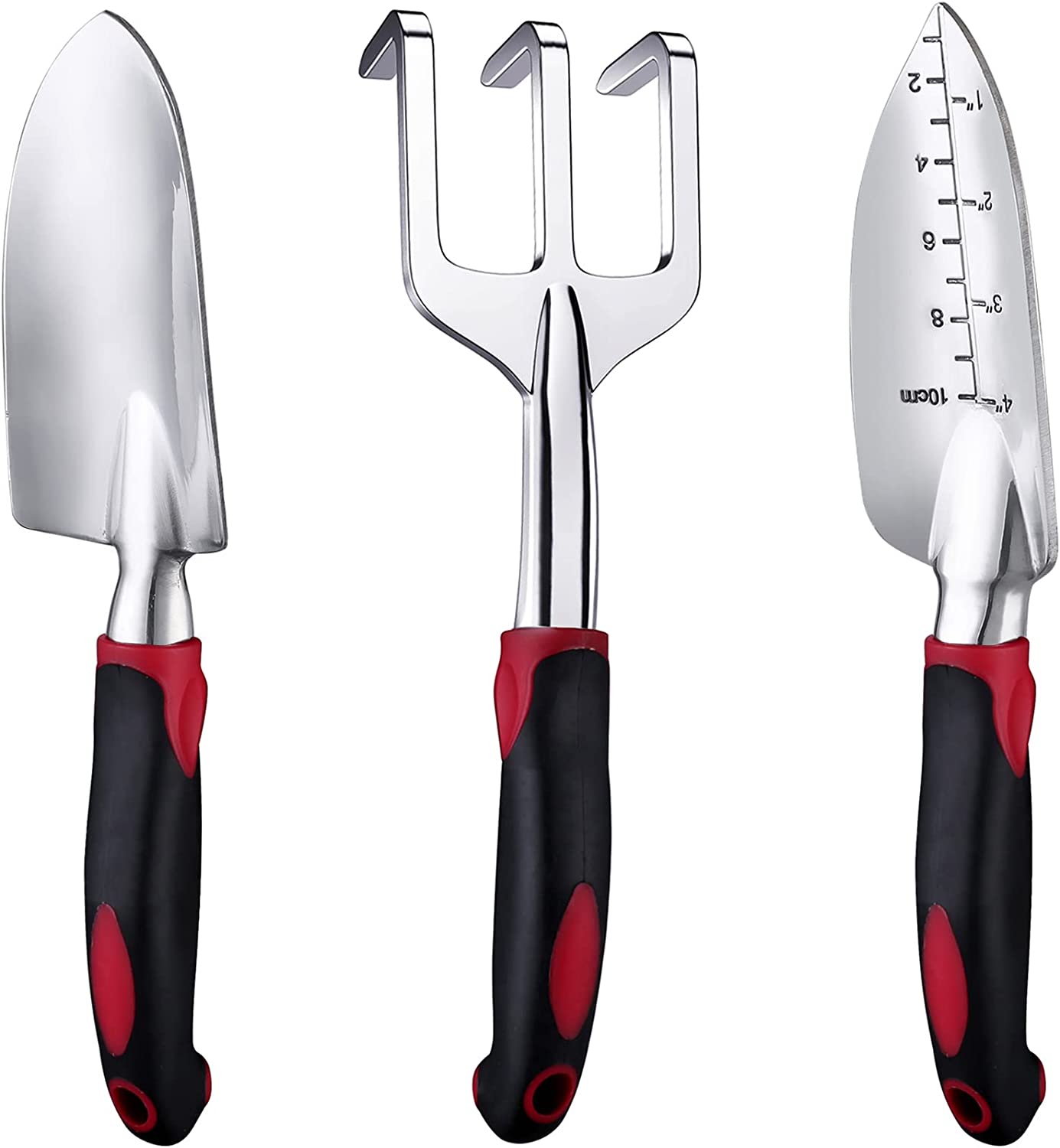 FANHAO Garden Tool Set, 3 Piece Heavy Duty Garden Trowels