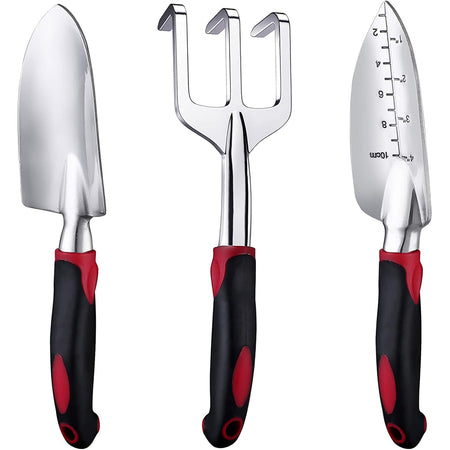 FANHAO Garden Tool Set, 3 Piece Heavy Duty Garden Trowels - FANHAO