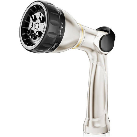 FANHAO Professional Heavy Duty Garden Hose Nozzle – 8 Patterns, Thumb Control - FANHAO