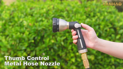 FANHAO Thumb Control Garden Hose Nozzle