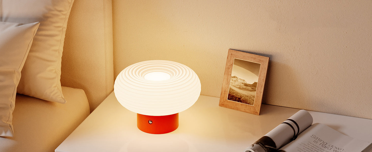 Load video: Touch Bedside Table Lamp