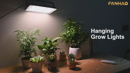 FANHAO LED Grow Lights, 400W Full Spectrum Grow Lamp with Remote Control Plant Lights for Indoor Plants