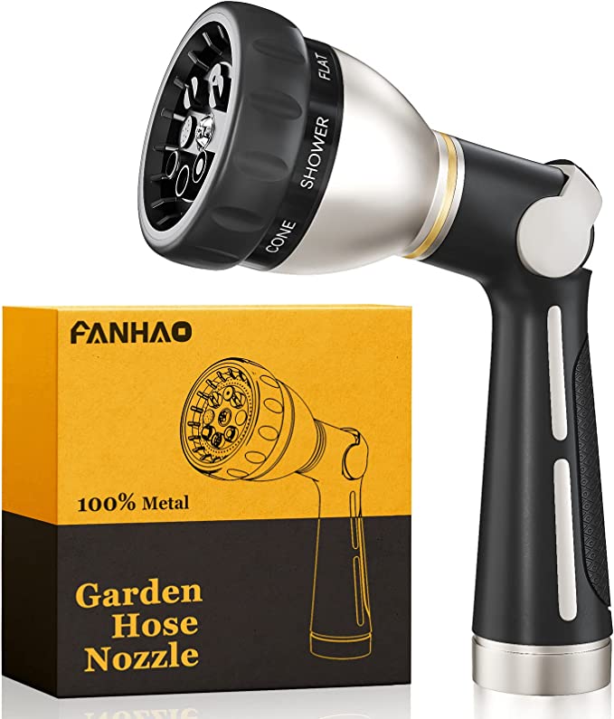 FANHAO Thumb Control Garden Hose Nozzle
